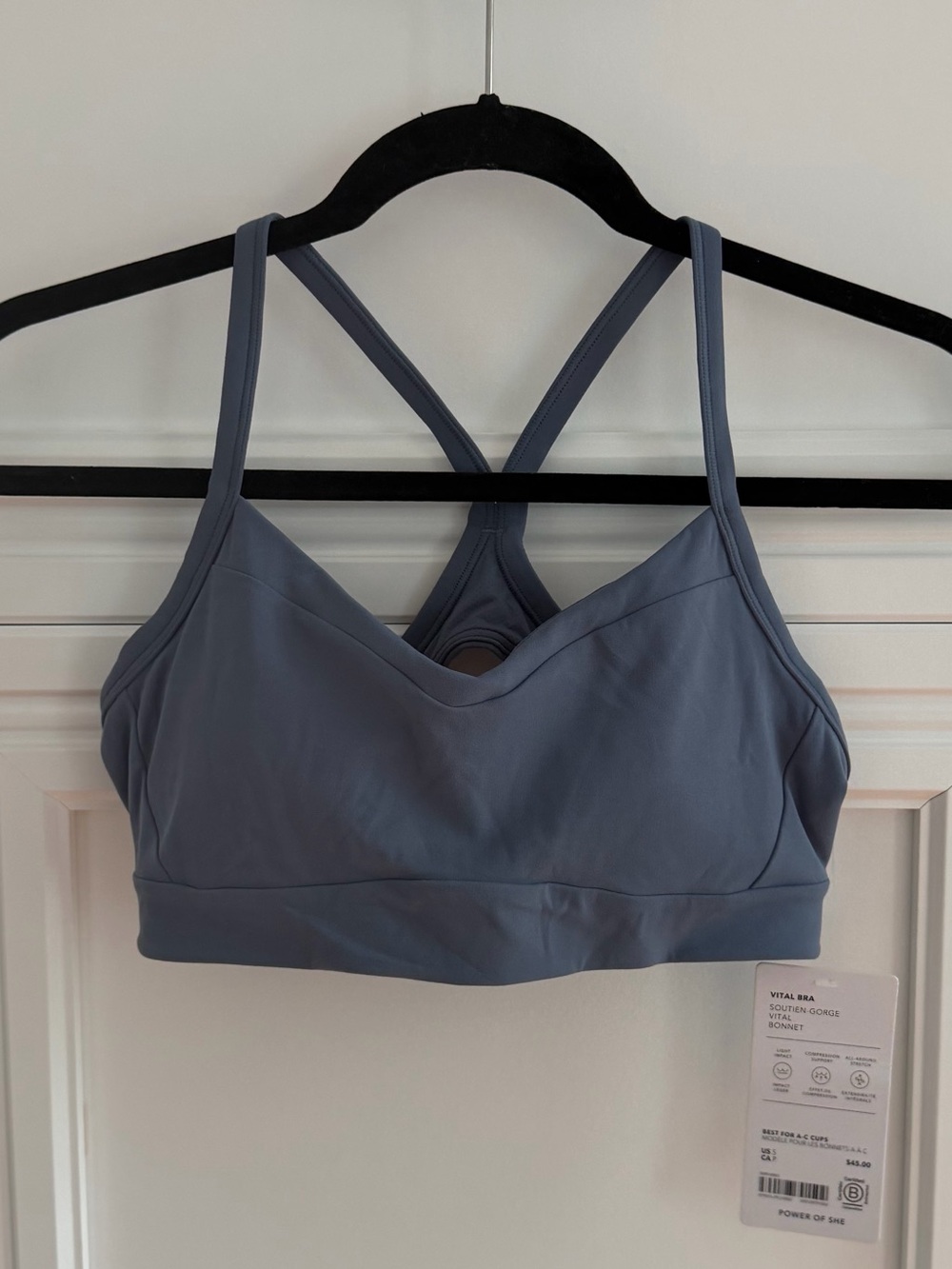 NWT Athleta Vital Bra Blue Size S
